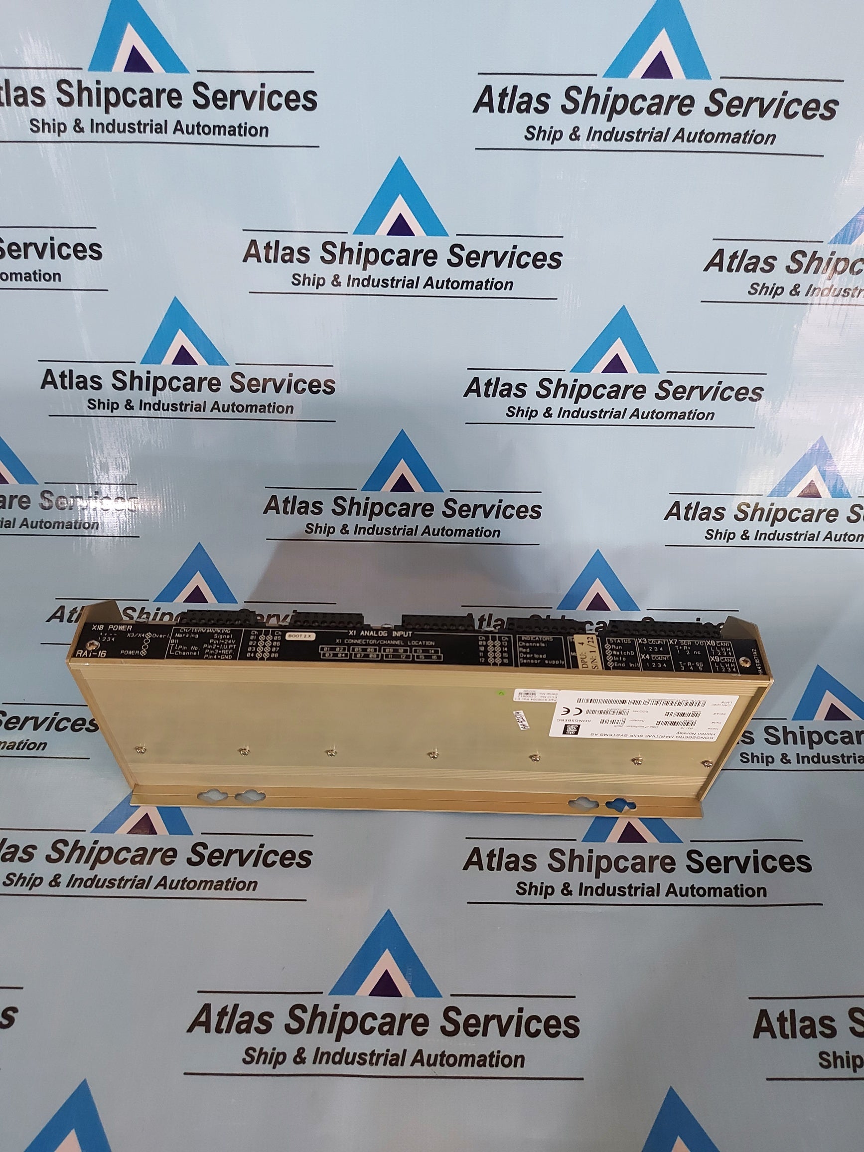 KONGSBERG RAI-16 8100148 REMOTE DIGITAL INPUT MODULE REV.E2